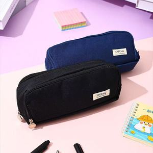 Astuccio Multistrato in Tessuto Oxford Grande Capacità 22x7x10cm, Cancelleria Creativa per Studenti delle Scuole Medie - Product Image 3