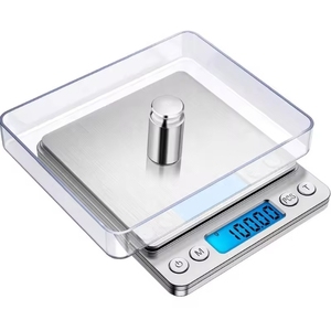 500g/300g/200g thép không gỉ LCD hiển thị quy mô nhà bếp để đo trọng lượng thực phẩm cân nặng - Product Image 4