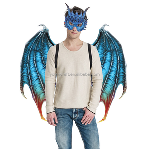 <span class=keywords><strong>Costume</strong></span> d'Halloween pour adultes, <span class=keywords><strong>ailes</strong></span> de <span class=keywords><strong>dragon</strong></span>, masque de hibou, ensemble d'<span class=keywords><strong>ailes</strong></span>, accessoires de mascarade non tissés, <span class=keywords><strong>costume</strong></span> de cosplay pour fête, cosplay - Product Image 5