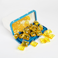 Capsules de lavage souples pour linge, produit concentré, respectueux de l'environnement, biodégradables, 12 pièces, vente en gros