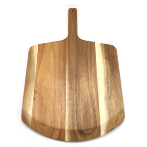 Tabla para Pizza de Madera de Acacia con Asa 50x30x1.5cm para Uso Doméstico - Product Image 3