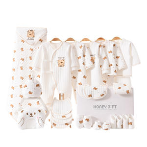 Scatola regalo per neonati all'ingrosso Set di puro cotone per bambini a quattro stagioni Full Moon Baby Box Set completo di forniture - Product Image 1