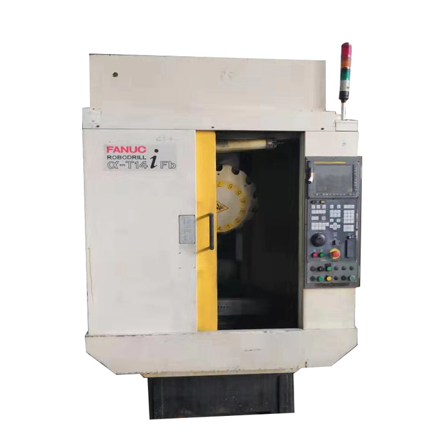 High-Speed 24000 RPM CNC Tapping Center Single Used Japan Fanuc T14iFb Vertical Type BT40 High Productivity Servo Tool Magazine