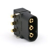 Connecteur T-Plug horizontal Amass MR60PW-M, en cuivre plaqué or 3 cœurs pour moteur RC, carte ESC, OEM