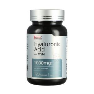 Ácido Hialurónico de Alta Potencia con MSM 1000 mg 120 Cápsulas Apoyo a la Salud para Adultos Suplemento de Ácido Hialurónico - Product Image 1