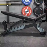 Banc multifonctionnel de haute qualité TOPTONS pour la musculation, avec fonction réglable de plat, incliné et décliné pour l'entraînement