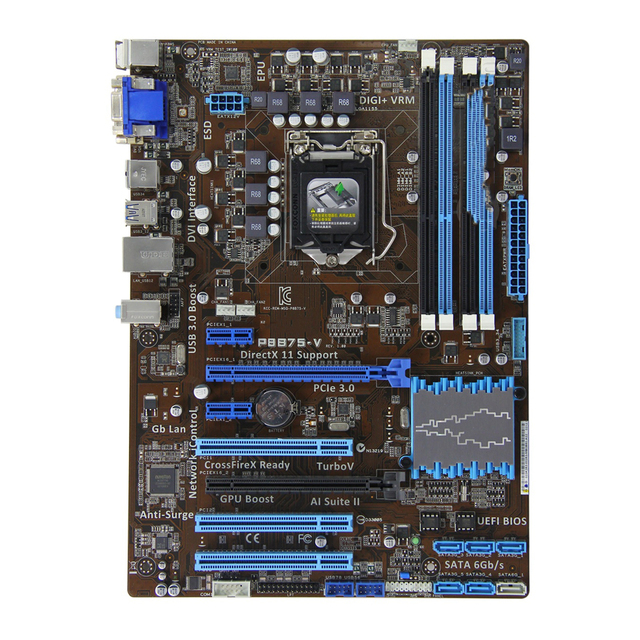 US B75M P8B75-M LX PLUS B75M-A P8B75-M LE Plus P8B75-V P8Z77-V LX2 LX LE P8H77-V Z77-A LGA 1155 DDR3 Desktop Motherboard