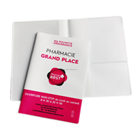 Porta Recetas Personalizado, Impermeable, de PVC, Funda Protectora de Documentos de Plástico Suave, Carpeta para Recetas Médicas y Farmacéuticas