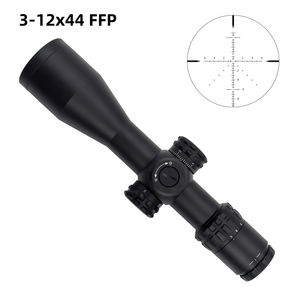 AIMPACT HD 3-12X44 FFP Zielfernrohr mit Erster Brennebene, 30mm Geätztes Glas, Kreuzvisier, Langstrecken-Jagdoptik, Halterung Optional - Product Image 5