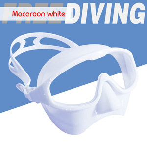 Masque de plongée encadré à une fenêtre, verre trempé 4,0 mm, faible volume, silicone, pour sports nautiques universels - Product Image 3