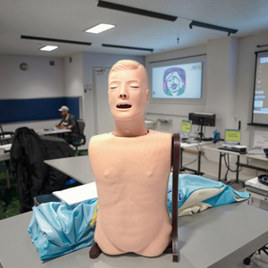 Havayolu yönetimi trakeal bakım burun besleme gastrik tüp ekleme için gelişmiş PVC entübasyon eğitim mankeni - Product Image 5