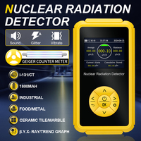 Détecteur de rayonnement nucléaire gamma et rayons X avec alarme sonore et stroboscopique, sirène d'urgence conventionnelle pour maison et bureau, modèle panneau.