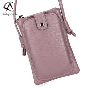 Bolsos de Hombro Andong para Mujer, Bolso Bandolera de Cuero Vacuno Genuino con Bolsillo para Teléfono - Product Image 3