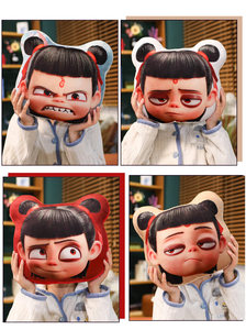 Tùy chỉnh nezha gối nezha 2 con quỷ nao hai AO Bing búp bê sang trọng phim hoạt hình phòng ngủ Gối quà tặng bán buôn - Product Image 2