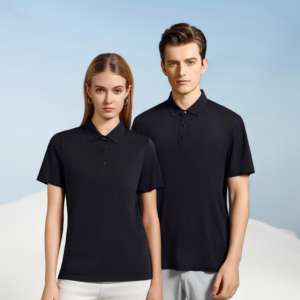 Camiseta de Golf de secado rápido para hombre con bordado de logotipo personalizado para polos, camisetas deportivas de punto, camiseta de uniforme de trabajo - Product Image 4