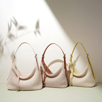 Sac tissé 2025 pour femme, style rétro, grand sac à bandoulière en cuir véritable, nouvelle tendance, polyvalent