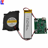 Carte de circuit imprimé de ventilateur rechargeable solaire portable bldc, carte de circuit imprimé de commande de puissance du ventilateur 12v dc, service de conception de carte de circuit imprimé pcba