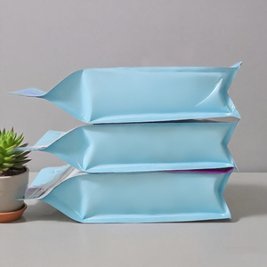 Logo personnalisé imprimé fond plat sac sec emballage de nourriture pour chien avec fermeture éclair étanche facile à déchirer pochette d'emballage - Product Image 6