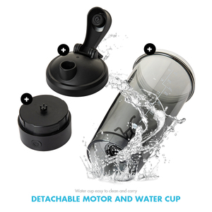 Garrafa de Shake Fácil de Transportar com Fundo Destacável, Segura e Limpa, Carregamento Tipo-C, Garrafa de Água para Academia - Product Image 2