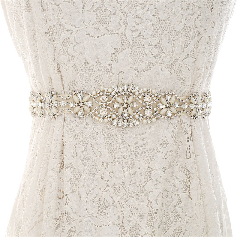 Оптовая продажа, модные элегантные свадебные аксессуары для свадебного платья, ремни для женщин