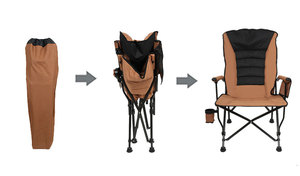 Ghế xếp dã ngoại có lưng cao Kejie, tích hợp sưởi USB, chất liệu vải bền chắc, kiểu dáng hiện đại, tiện dụng. - Product Image 5