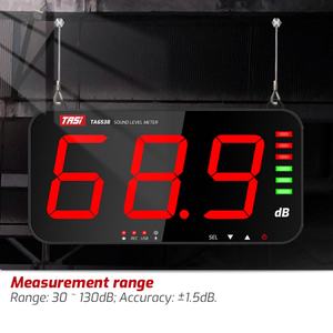 TASI TA654A Sonomètre LCD 13 pouces avec capteur externe, sonomètre mural 220V, garantie 1 an - Product Image 3