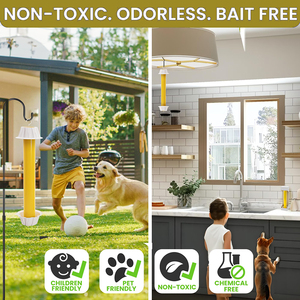 Trappole per Mosche in Carta Ecologiche, Portatili e Impermeabili per il Controllo di Mosche e Falene in Casa - Product Image 3