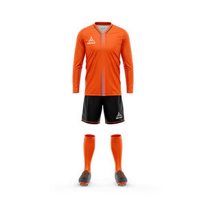 Op maat gemaakt sublimatiedruk voetbaltenue met lange mouwen - Product Image 3
