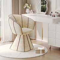 Fauteuil de salon moderne avec housse en coton doux, pieds en bois massif, design décontracté pour usage domestique