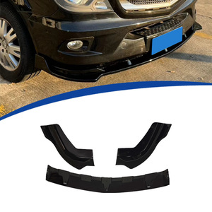 Mercedes-Benz Sprinter W906 Front Lip 3-Section ABS Bodykit Black Bumper Spoiler For 2014-2016 <b>Models</b> - Product Image 1