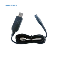 Câble de charge USB A00390 4.3V 70mA pour rasoir Philips QP2520 QP2521 QP2523