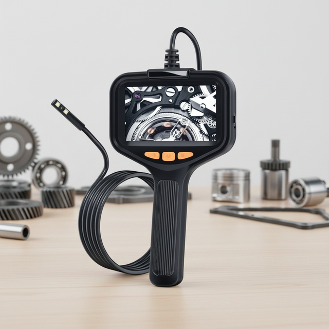 Borescope with 4.3" Screen 2MP HD Waterproof Inspection Camera for Automotive & Mechanical Maintenance