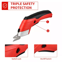 Ciseaux à tissu sans fil VERTAK 3.6V machine de découpe de ciseaux électriques portables multi-usages