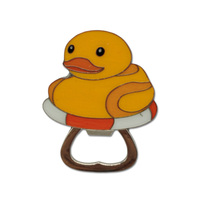 Aimant de réfrigérateur personnalisé en forme d'animal, mignon canard en métal, aimants jaunes en forme de canard
