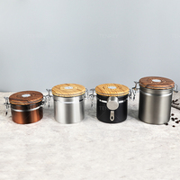 Récipient hermétique Tenrey Espresso avec valve CO2 et suivi de la date, stockage multifonctionnel, 250g 750g 1000g, boîte à café sous vide