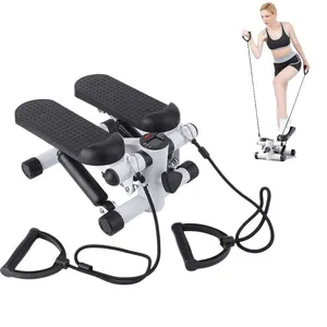 Arm And Legs Foot Cycle Mini Exercise Stair Stepper With Rope Machine Cross Trainer Exerciser Elliptical Stepper