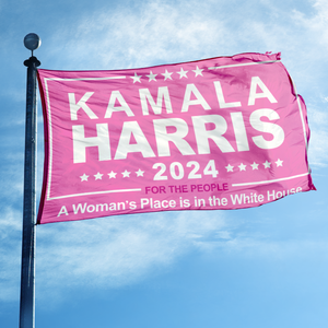 Bandera de Kamala Harris 2024 de 3x5 pies, poliéster resistente a todo clima, ojales de latón duraderos para patio, jardín, hogar - Product Image 1