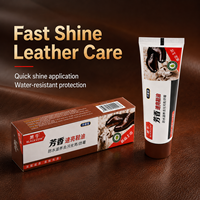 Crema para Limpiar Zapatos Negros, Estándar de Exportación Global, Tubo de 35g, Fácil de Limpiar, Unisex, Cumple con las Normas Internacionales de Seguridad Química