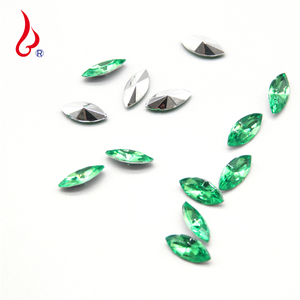 Lan Guang ventes d'usine 12*25mm 500 pièces/sac cristal acrylique clair diamant oeil de cheval <span class=keywords><strong>strass</strong></span> <span class=keywords><strong>pour</strong></span> vêtements bijoux accessoires - Product Image 2