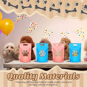 Sacs thermoscellables en PE de haute qualité, imprimés sur mesure avec fenêtre, anti-odeur, qualité alimentaire, pour emballage de nourriture pour animaux de compagnie, faible MOQ - Product Image 2