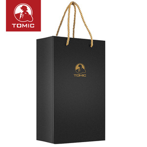 Bouteille d'eau isotherme Tomic 500 ml en acier inoxydable noir, flasque sous vide, emballée en coffret cadeau pour les voyages et l'extérieur - Product Image 2
