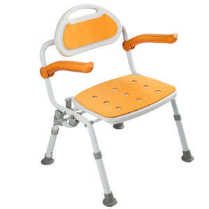 Tabouret de douche pliable anti-basculement en alliage d'aluminium, capacité de 150 kg, antidérapant pour personnes âgées et femmes enceintes - Product Image 5