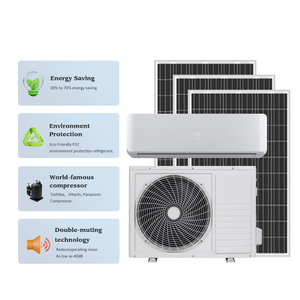 Climatiseur hybride portable AC en gros, refroidissement et chauffage efficaces, économie d'énergie, mural, split, solaire, double alimentation - Product Image 5