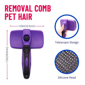 Pettine Ecologico in Plastica <span class=keywords><strong>per</strong></span> Peli di Cane Accessorio da Toelettatura <span class=keywords><strong>per</strong></span> Cani e <span class=keywords><strong>Gatti</strong></span> Strumento Transfrontaliero <span class=keywords><strong>per</strong></span> Bagno e Pulizia - Product Image 2