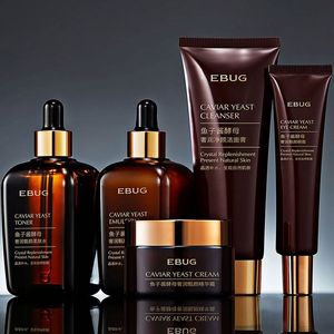 Ensemble de soins de la peau du visage EBUG coréen personnalisé, <span class=keywords><strong>Caivar</strong></span>, blanchissant, hydratant, anti-âge, lissant, à base de plantes - Product Image 2