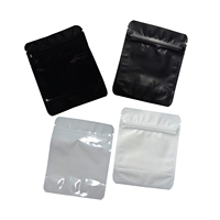 Vente en gros de sacs en mylar avec fenêtre à fermeture éclair imprimée 3.5g emballage en plastique refermable anti-odeur dans 3.5 sacs avec pochette debout pour fenêtre