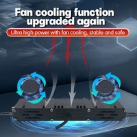 2 Piezas de Luces LED de Alta Potencia con Ventilador para Parrilla de Coche, Luces Antiniebla, Luces de Trabajo, Luces Auxiliares Externas para Vehículos Todoterreno, SUV, Camioneta