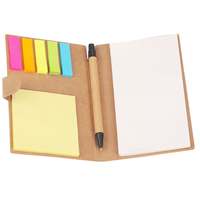 Carnet de notes FOCUSGIFT personnalisé en papier Dowling écologique 80g, imprimé sérigraphié, style professionnel - Cadeaux promotionnels pour le bureau/l'école