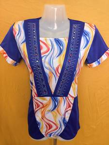 <span class=keywords><strong>Camiseta</strong></span> de Mujer con Lentejuelas y Pedrería Brillante, Personalizable, Precio de Fábrica, para Verano - Product Image 4