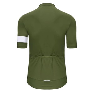 Maillot de cyclisme Zede, nouveau design, haute qualité, respirant, coupe-vent, unisexe, couleur verte, imprimé, tendance, manches trois quarts - Product Image 3